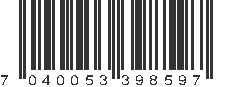 EAN 7040053398597