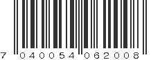 EAN 7040054062008