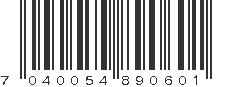 EAN 7040054890601