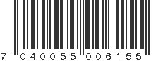 EAN 7040055006155