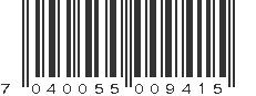 EAN 7040055009415