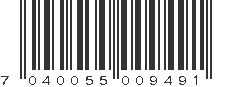 EAN 7040055009491