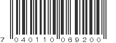 EAN 7040110069200