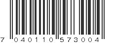 EAN 7040110573004