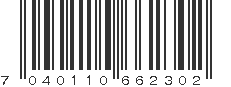 EAN 7040110662302