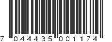 EAN 7044435001174
