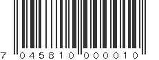 EAN 7045810000010