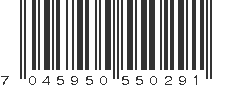 EAN 7045950550291