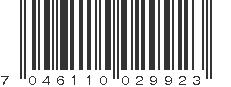 EAN 7046110029923