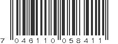 EAN 7046110058411