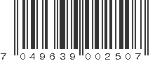 EAN 7049639002507