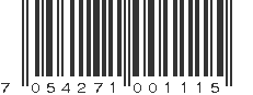 EAN 7054271001115
