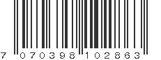 EAN 7070398102863