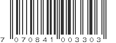 EAN 7070841003303