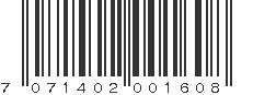 EAN 7071402001608