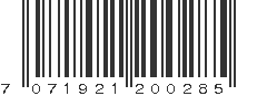 EAN 7071921200285