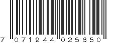 EAN 7071944025650