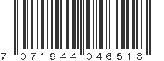 EAN 7071944046518