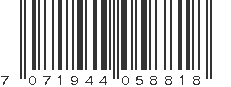 EAN 7071944058818