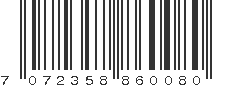 EAN 7072358860080