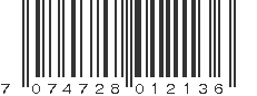 EAN 7074728012136