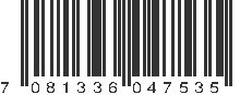 EAN 7081336047535