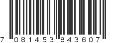 EAN 7081453843607