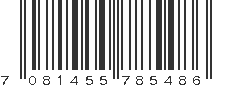 EAN 7081455785486