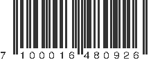 EAN 7100016480926