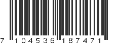 EAN 7104536187471