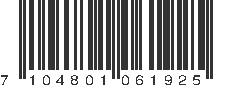 EAN 7104801061925