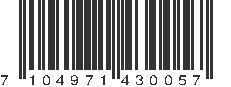 EAN 7104971430057