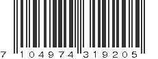 EAN 7104974319205