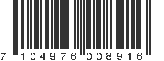 EAN 7104976008916