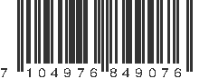 EAN 7104976849076
