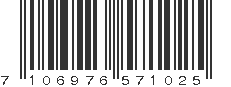 EAN 7106976571025