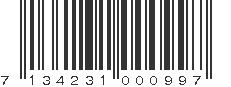 EAN 7134231000997