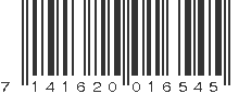 EAN 7141620016545