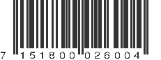 EAN 7151800026001