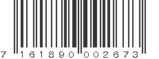 EAN 7161890002673