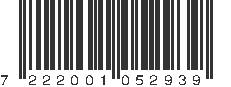 EAN 7222001052939