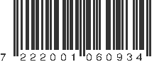 EAN 7222001060934