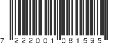 EAN 7222001081595