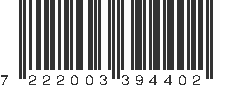EAN 7222003394402