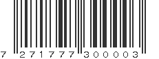 EAN 7271777300003