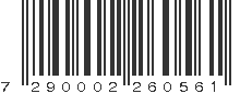 EAN 7290002260561