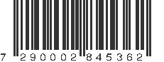 EAN 7290002845362