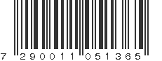 EAN 7290011051365