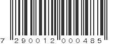 EAN 7290012000485