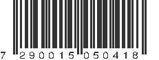 EAN 7290015050418